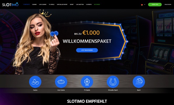 Slotimo-homepage