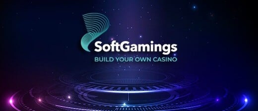 SoftGamings' logo.