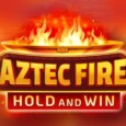 "Aztec Fire: Hold and Win" slot game's logo