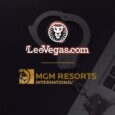 LeoVegas's and MGM Resorts' logos.